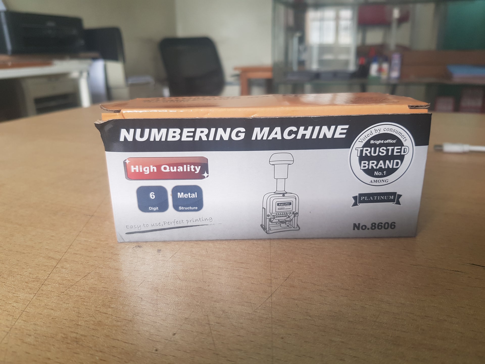 bright office automatic numbering machine stamp