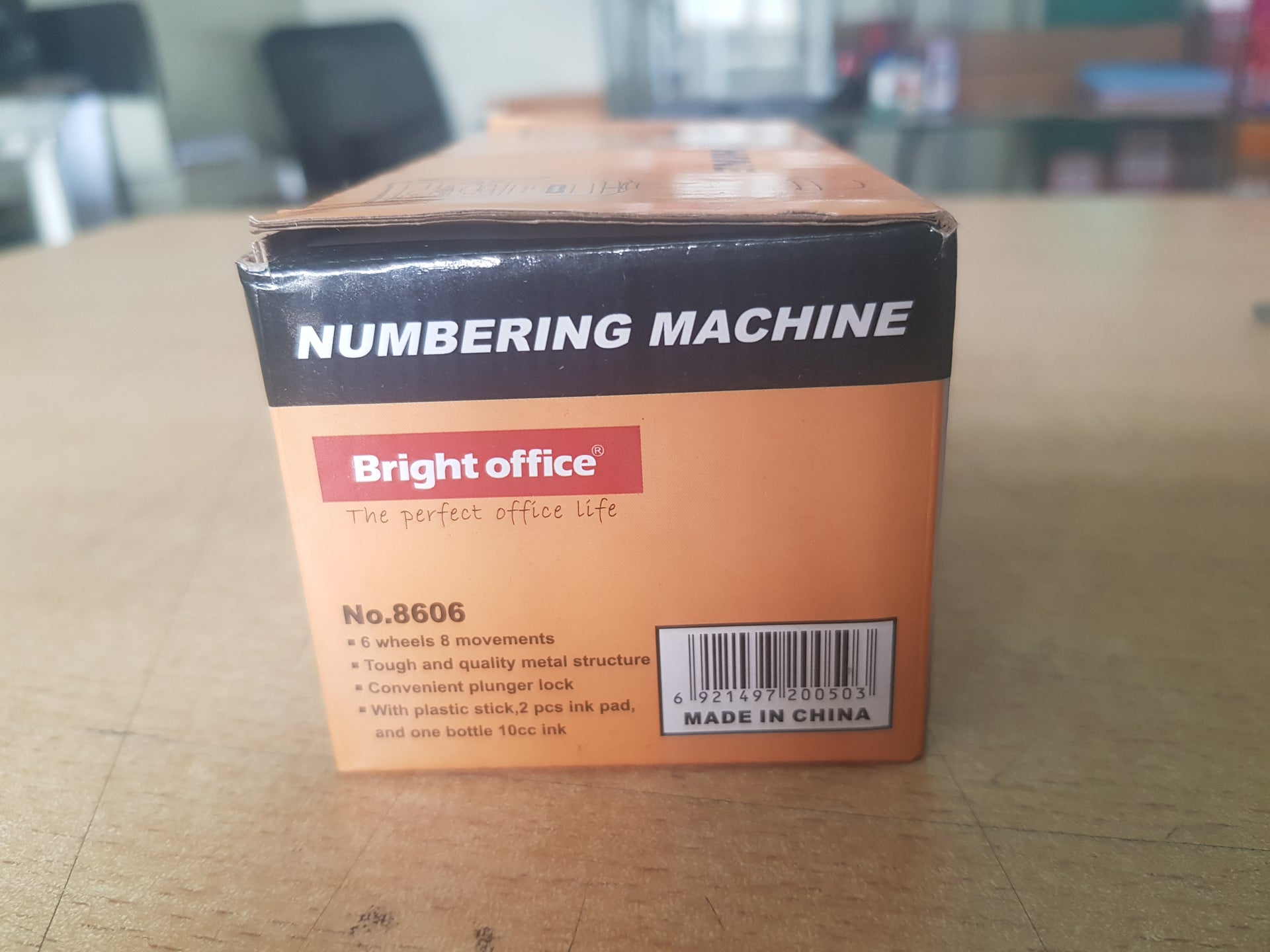 bright office automatic numbering machine stamp