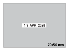 stamp template traxx printer