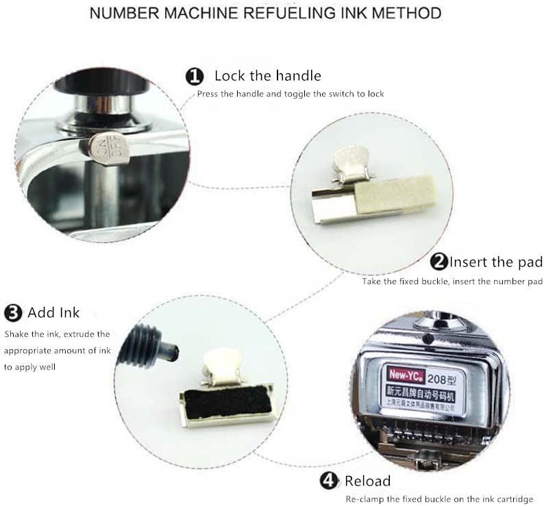 automatic numbering machine stamp