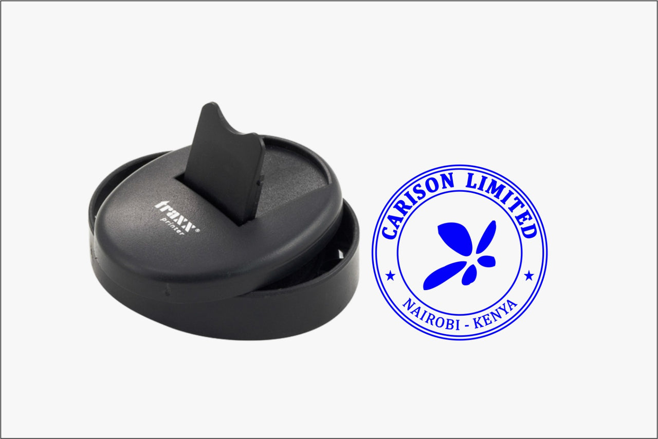 round portable pocket stamp