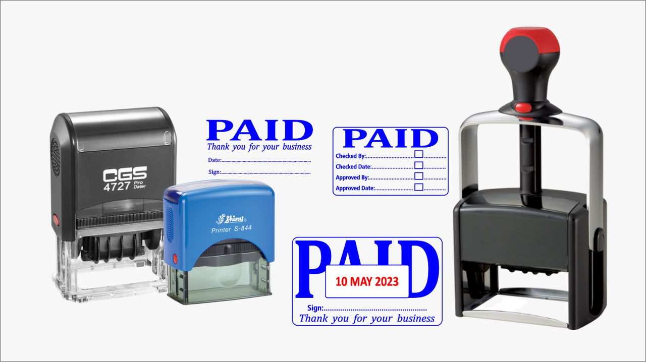 Self inking Paid stamps nairobi kenya