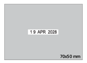 stamp template traxx printer
