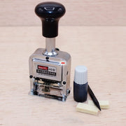 Automatic numbering machine stamp Traxx Printer. - Rubber stamps and Company seals (Carison Ltd).