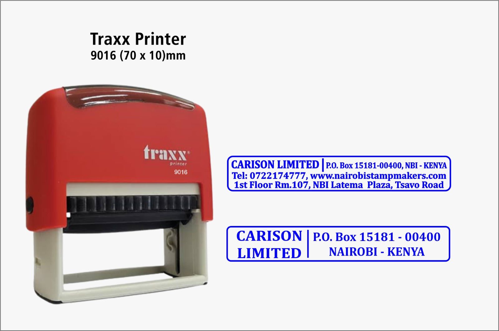 traxx printer self inking text stamp nairobi