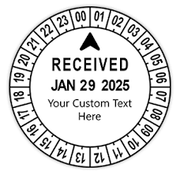 time and date stamp design